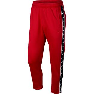 Nike Men's Taped Poly Track Pants Red-Black-White ar3142-657