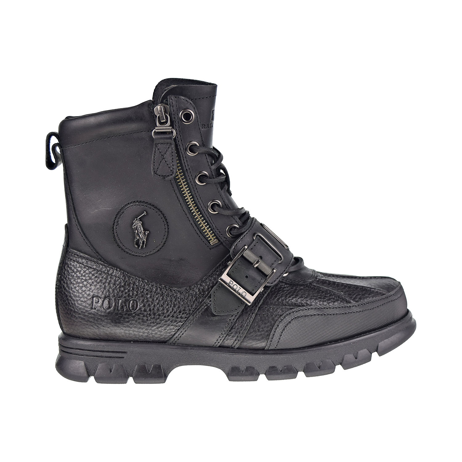 Ralph Lauren Polo Ralph Lauren Andres III Men's Boots Black 812527239-001 (9.5 M US)