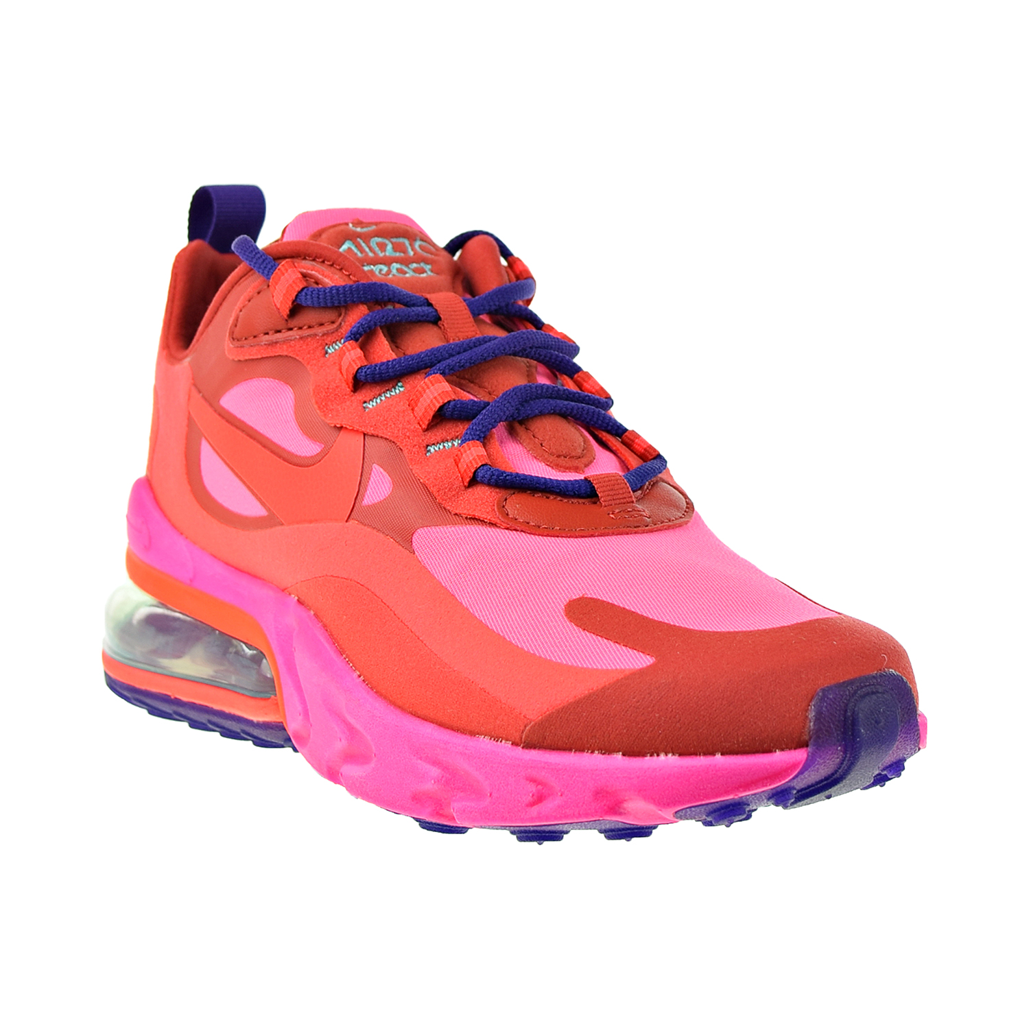 Nike Air Max 270 React Women S Shoes Red Pink Purple At6174 600 Nike Air Max 270 React Women S Shoes Red Pink Purple At6174 600