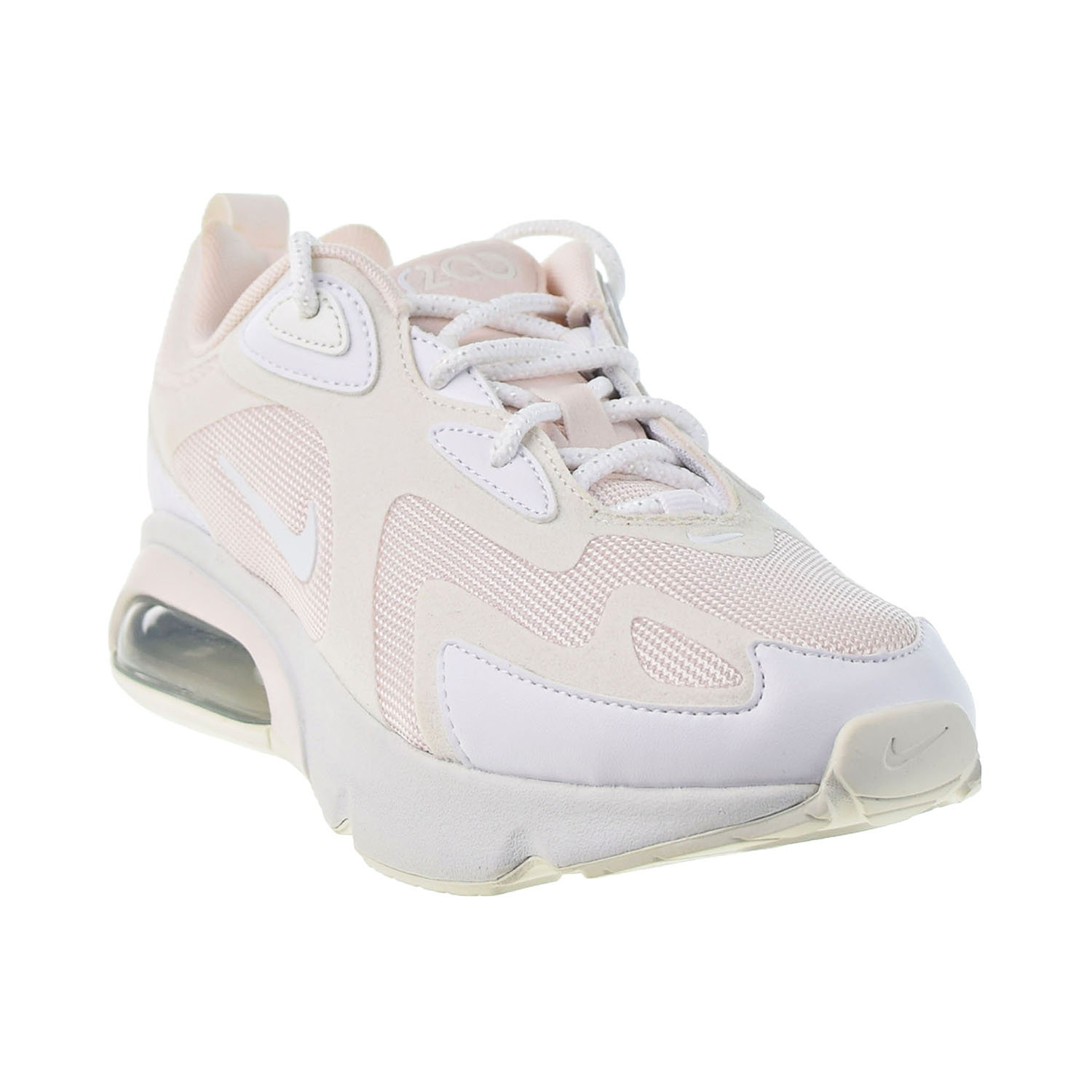 Nike Air pink air max Max 200 Women's Shoes Light Soft Pink-White at6175-600