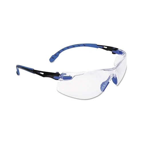 Photo 1 of 3M Solus 1000 Series Protective Eyewear, Clear Lens, Polycarbonate, Anti-Fog, Anti-Scratch, Blue/Black Frame -  71000