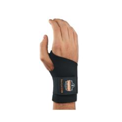 Ergodyne Proflex 670 Ambidextrous Single Strap Wrist Support, Small, Black - 6 per CA - 16612