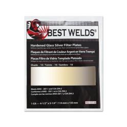 Best Welds Glass Silver Mirror Filter Plate, Silver/10, 4.5 X 5.25, Glass - 1 per EA - 93211710
