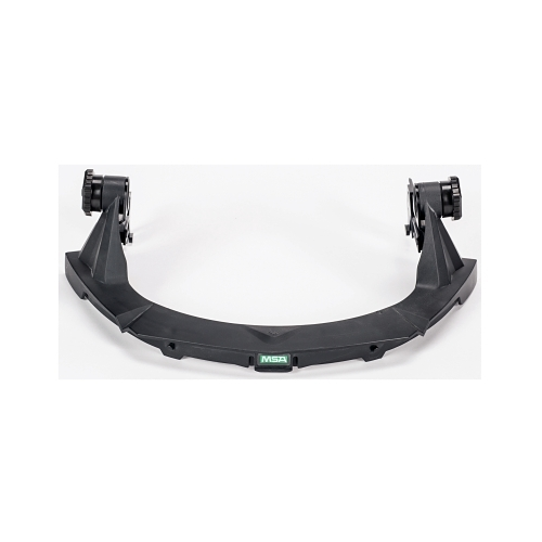 Msa V-Gard Faceshield Frame, W/O Debris Control, Black, For Msa Slotted Caps - 1 per EA - 10154604