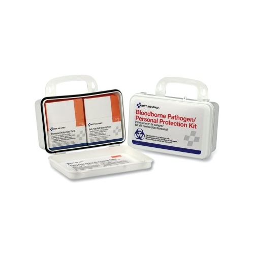 First Aid Only Bloodborne Pathogens Kit, Weatherproof Plastic, Wall Mount - 1 per KT - 3060