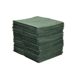 Brady Spc Mro Plus Absorbent, Absorbs 20.5 Gal, 15 Inches W X 19 Inches L, Medium Weight, Perforated, 3-Ply, Pad - 100 per BA -