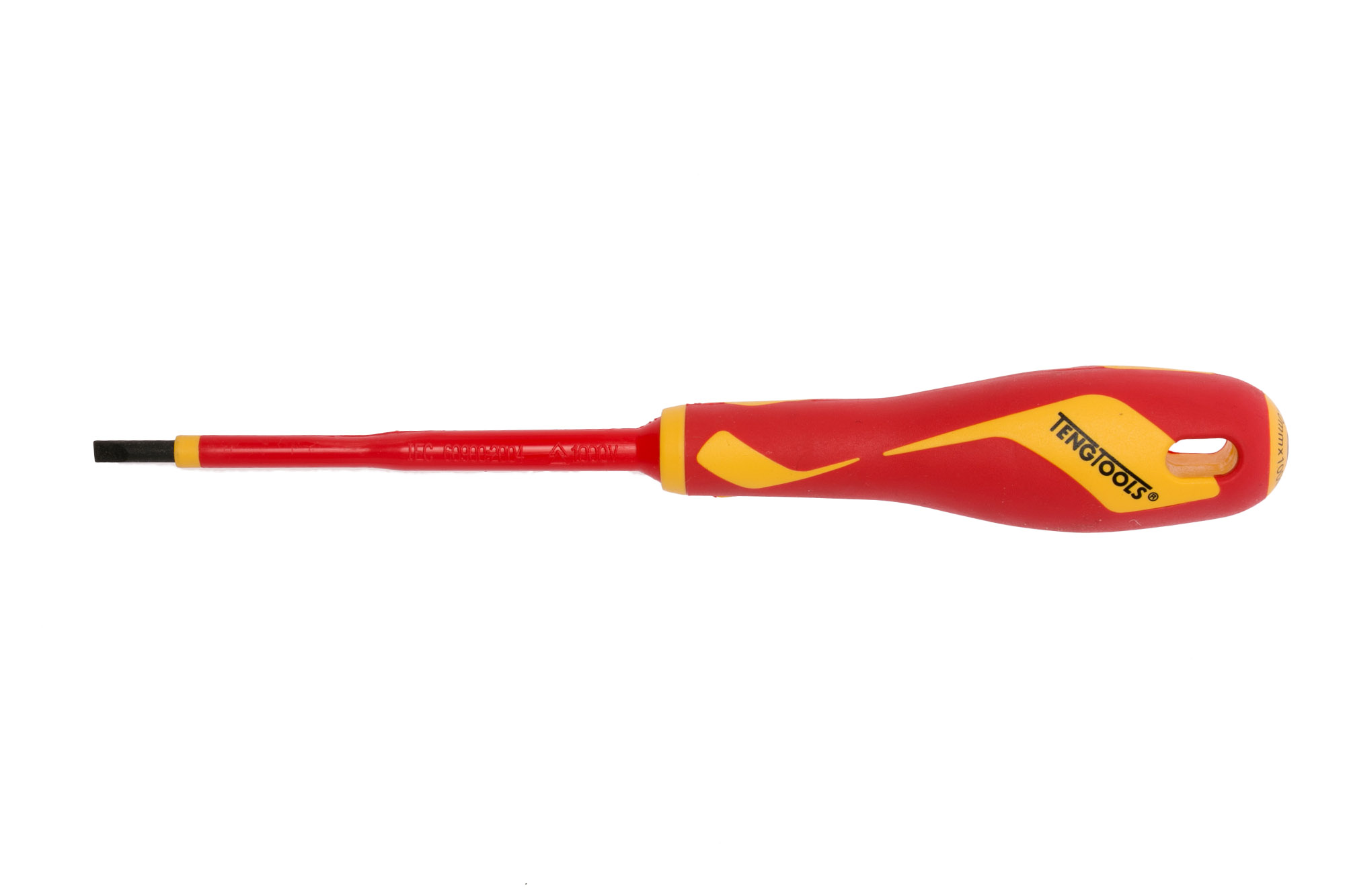 Teng Tools 4mm 1000 Volt Flat Type Slotted Head Insulated Screwdriver - MDV824N