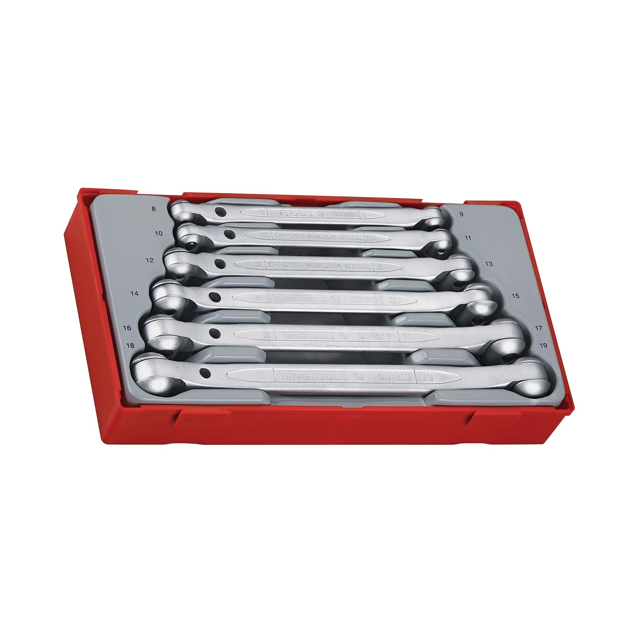Teng Tools 6 Piece Double Flex Wrench Set - TT6506