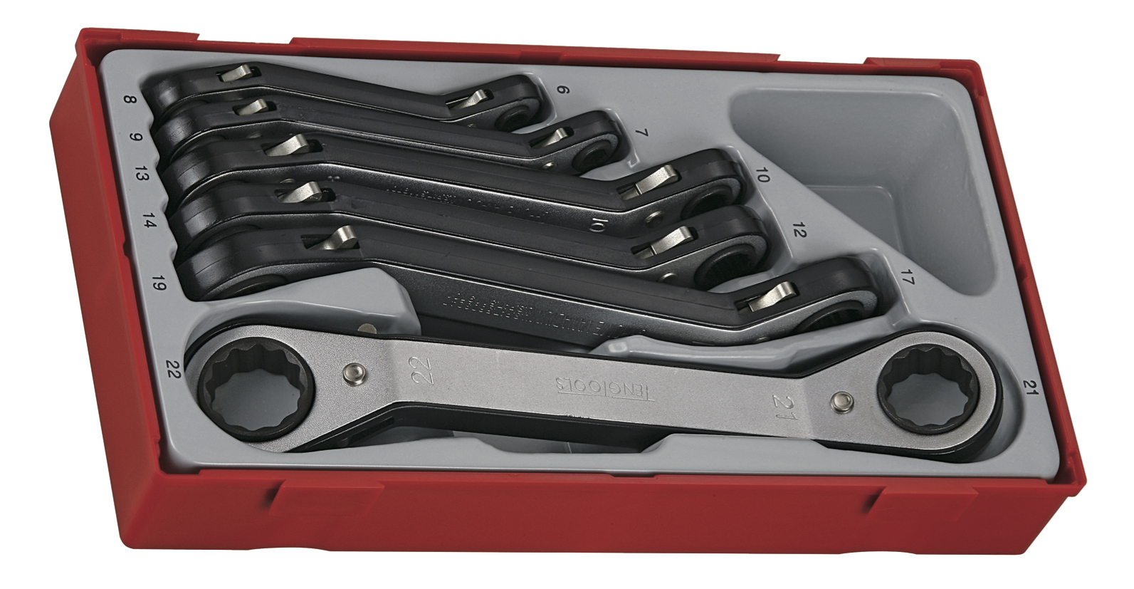 Teng Tools 6 Piece RORS Ratcheting Box Wrench Set - TTRORS