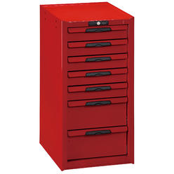 Teng Tools 7 Drawer Secure Lockable Side Cabinet (For Teng Tools Roller Cabinets) - TCW-CAB01