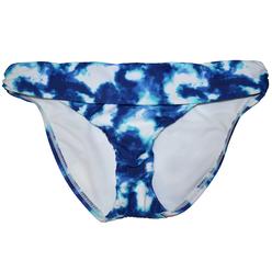 Kenneth Cole Women's Blue Multi Bikini Bottoms Hipsters Swimwear
