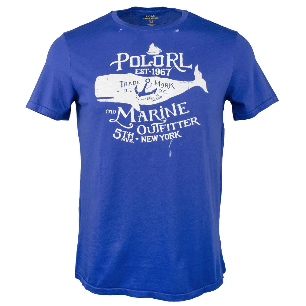 Ralph Lauren Men's Whale Cotton Graphic T-Shirt