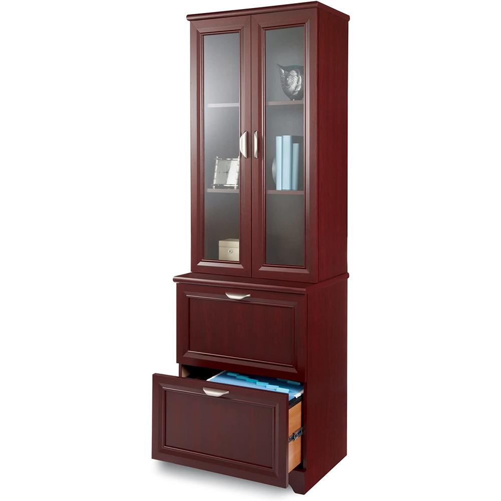Realspace Open Box Realspace Magellan 24”W Lateral 2-Drawer File Cabinet 544707 - Classic Cherry