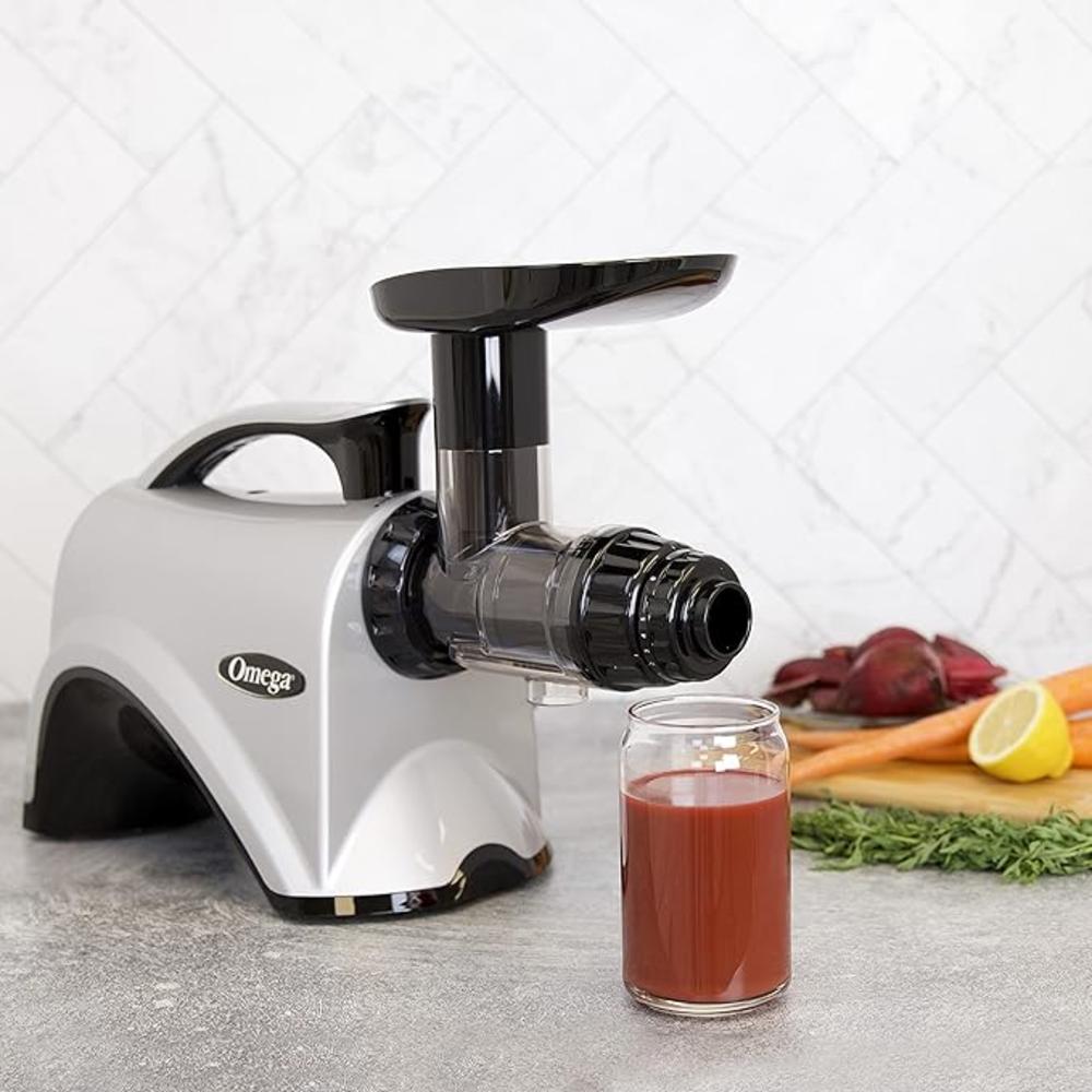 Omega Open Box Omega NC800HDS Cold Press Juicer Machine Dual-Stage 150 W - Silver