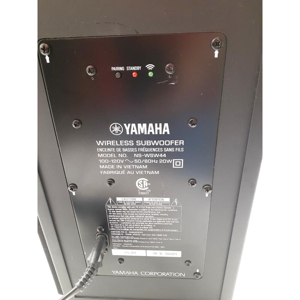 Yamaha Open Box YAMAHA NS-WSW44 WIRELESS SUBWOOFER ONLY - BLACK
