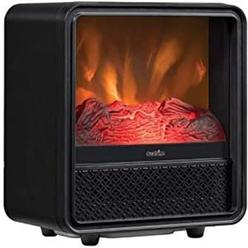 Duraflame Open Box Duraflame Portable Electric Fireplace Personal Cube Space Heater - BLACK