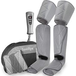 InvoSpa Open Box InvoSpa Leg Massager for Circulation - Foot and Calf Massager - SILVER