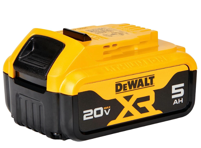 DeWalt Open Box DEWALT DCB205 20V MAX Premium XR 5.0Ah Lithium Ion Battery Black DCB205