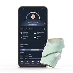 Owlet Open Box Owlet Dream Sock - Smart Baby Monitor - Foot Sensor to Track Heartbeat - MINT