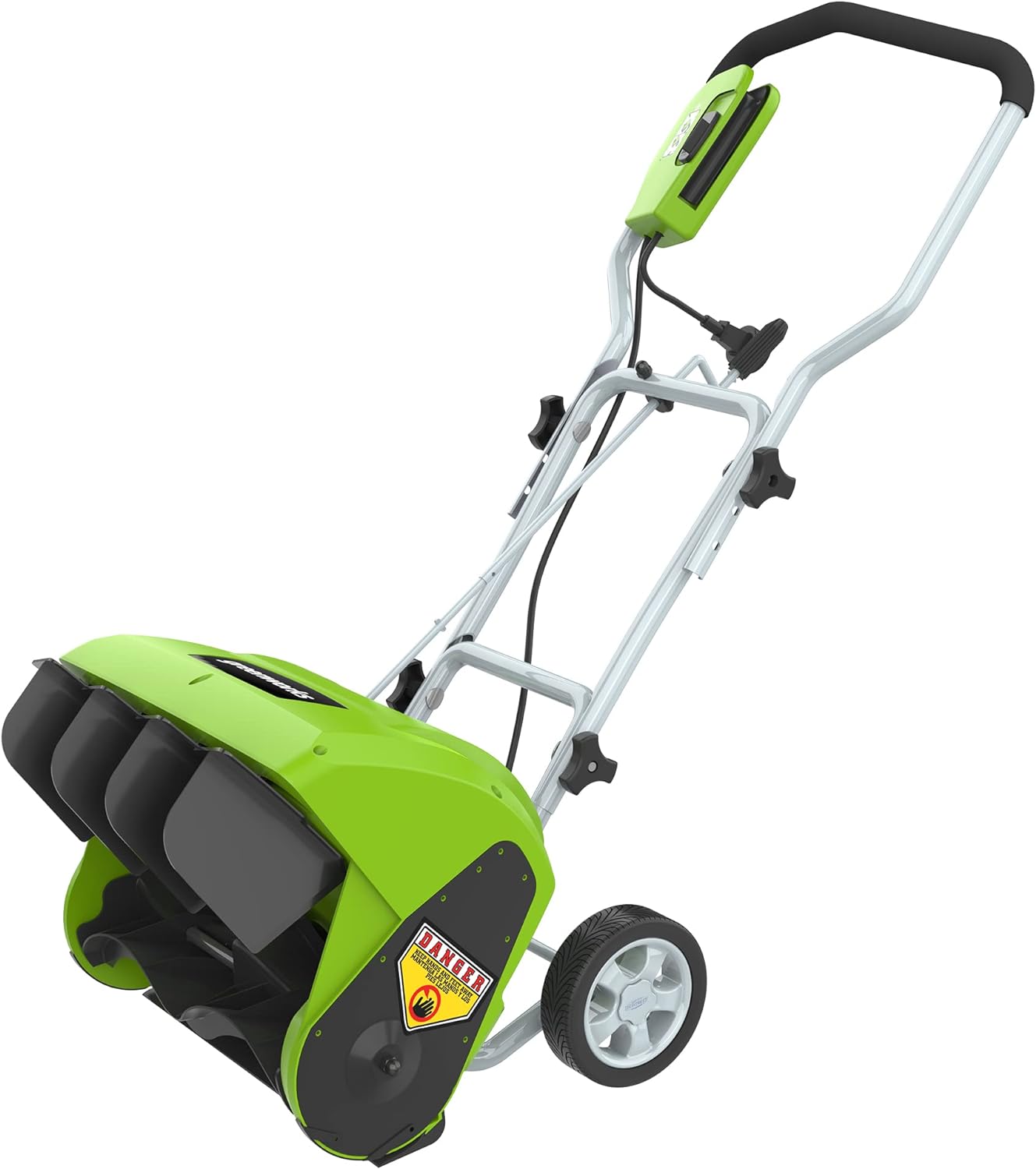 Greenworks Open Box Greenworks 10 Amp 16-Inch Corded Electric Snow Blower 26022 - Green