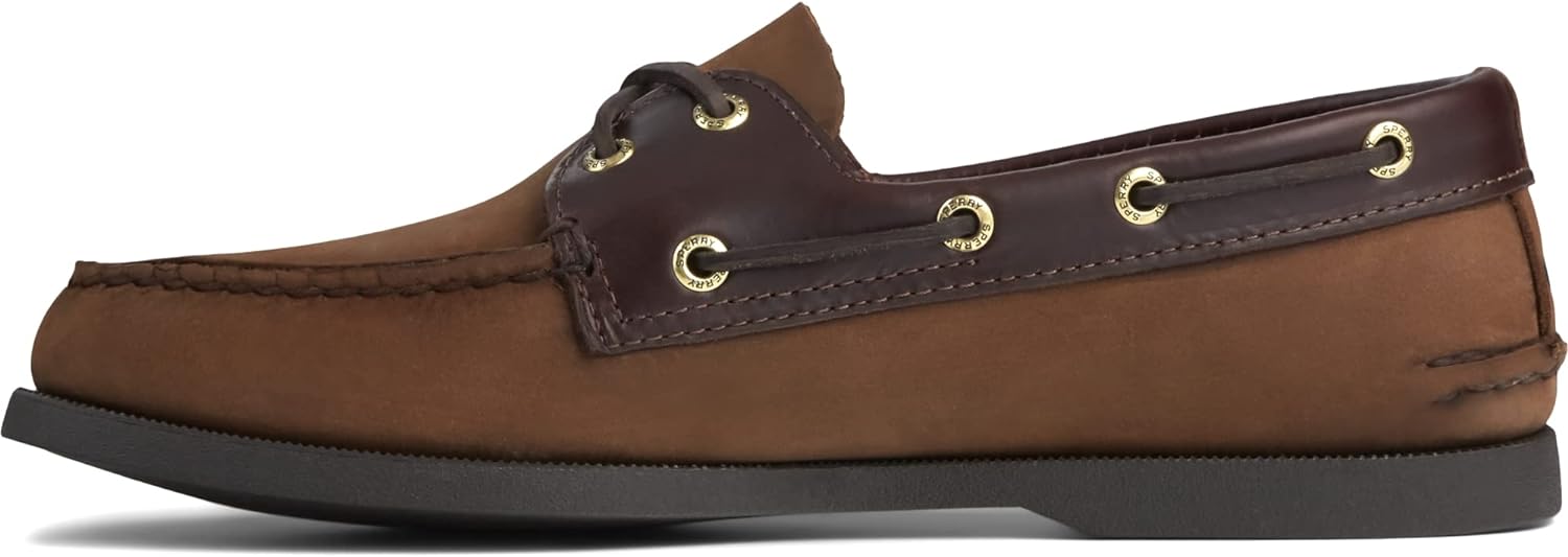 Sperry Open Box 0195412 Sperry Top-Sider Authentic Originals Mens Boat Shoes Brown Buck 8