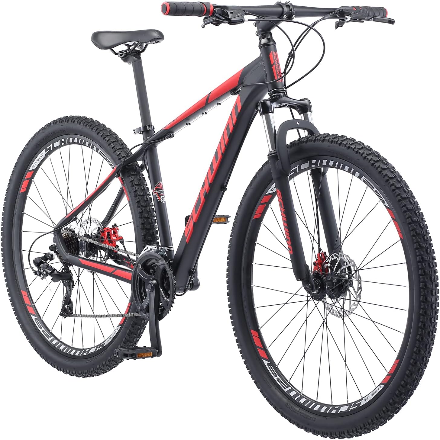 Schwinn Open Box Schwinn Bonafide Mountain Bike, 24 Speed, 29 Inch Wheels - Matte Black/Red