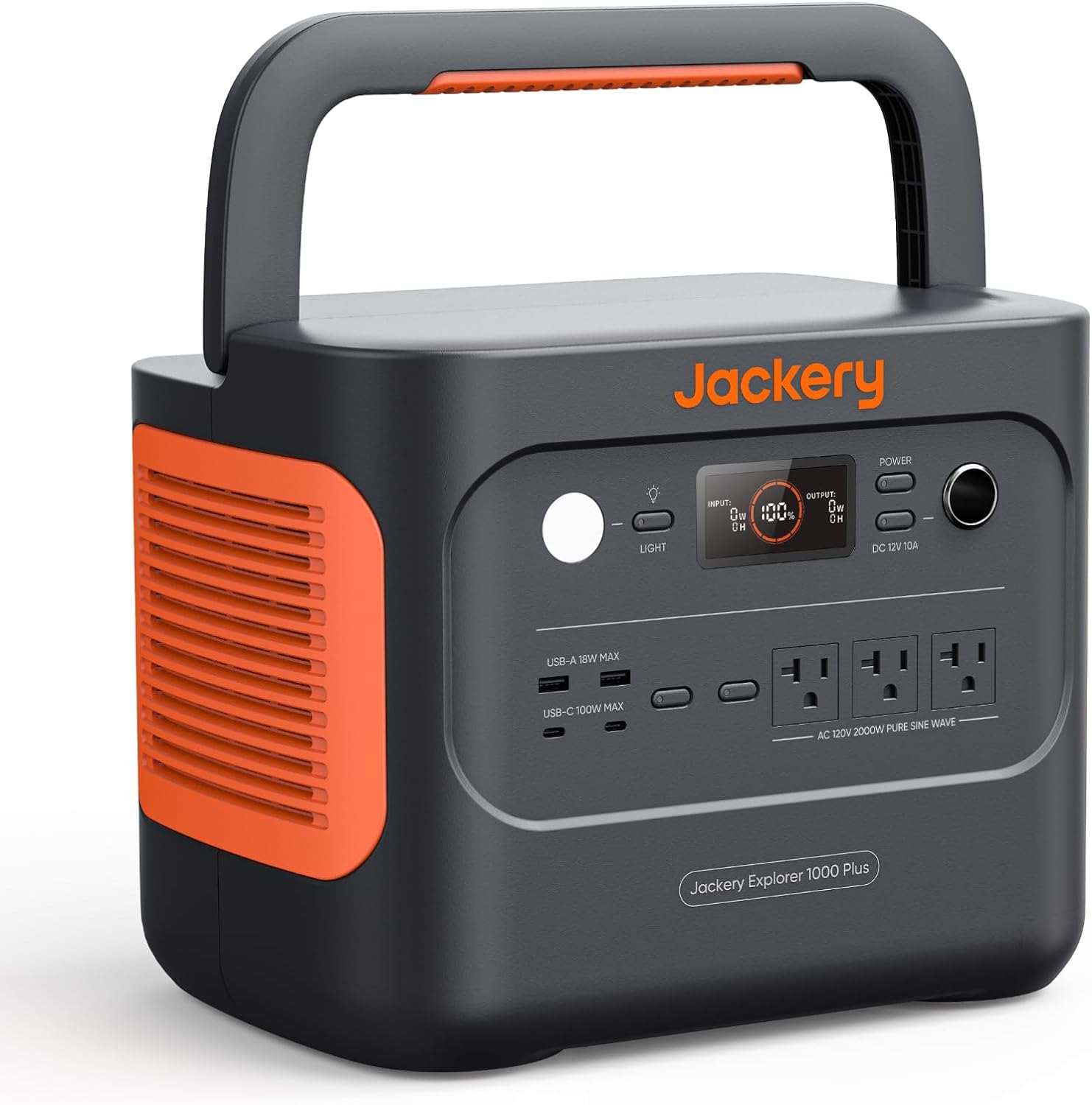 Jackery Open Box Jackery Explorer 1000 Plus Portable Power Station JE-1000C - BLACK / ORANGE