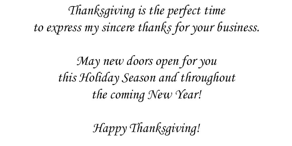 signature cards thanksgiving business greeting cards box set
