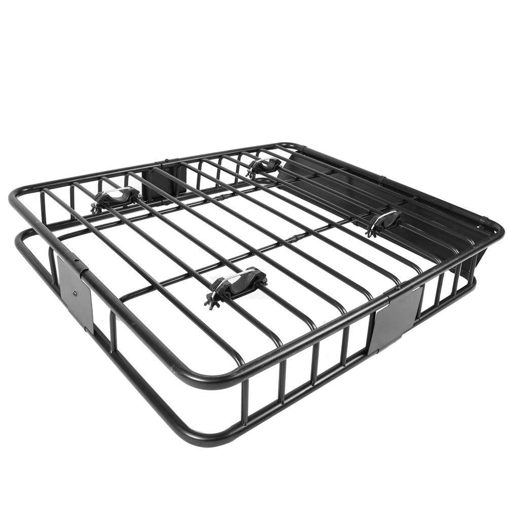 Jeremywell Universal 44" x 39" x 6" Roof Rack Car Top Cargo Basket Carrier 150 lb capacity