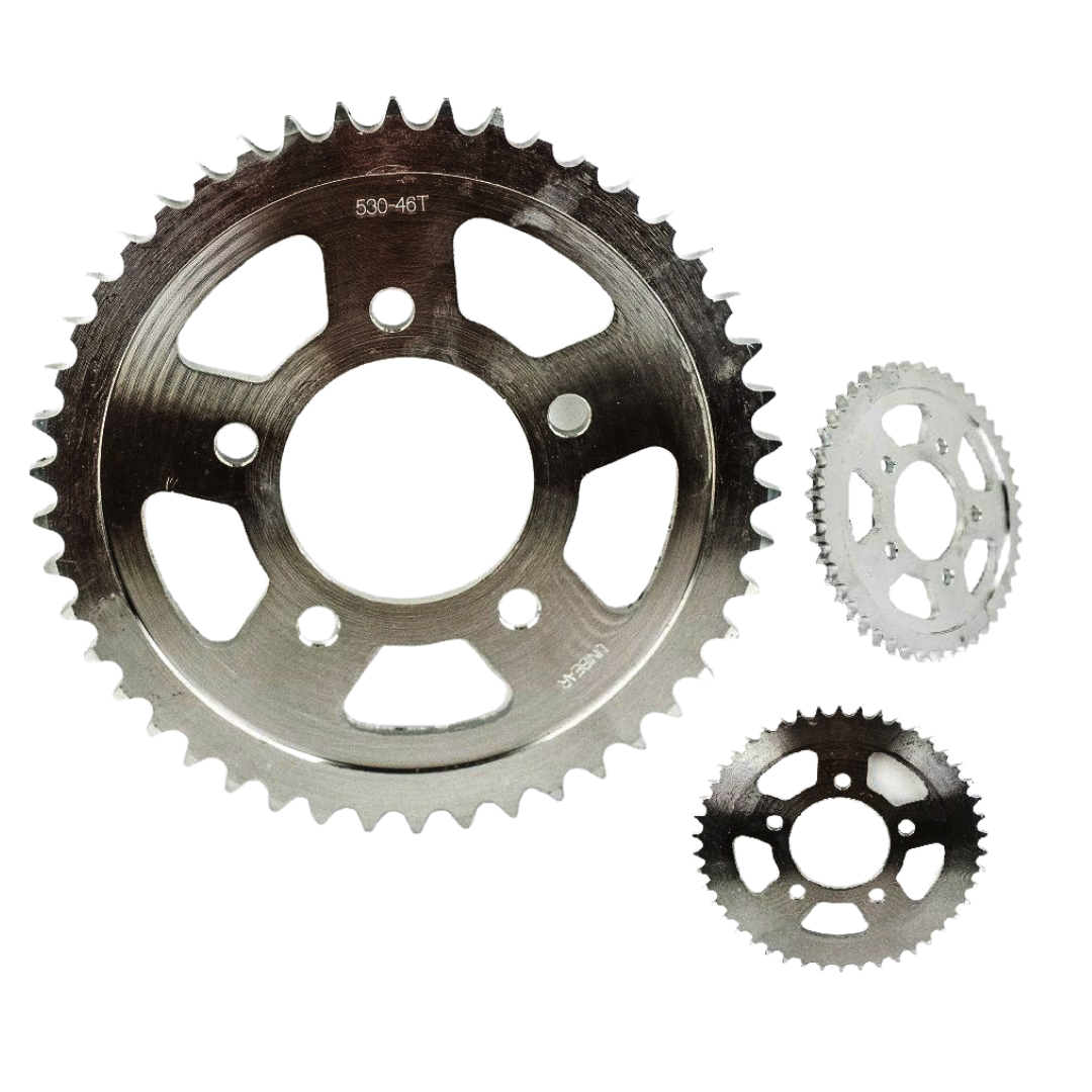 Jeremywell 530 Motorcycle Rear Sprocket 46 Tooth Perfect for Dirt Bike, Go Kart, ATV