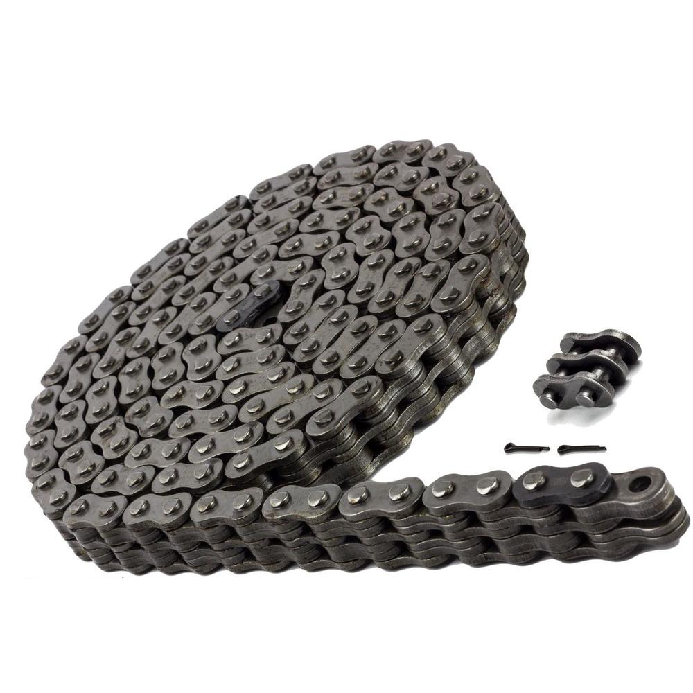 Jeremywell BL444 Leaf Chain 10 Feet For Forklift Masts,Hoisting with 1 Connecting Link