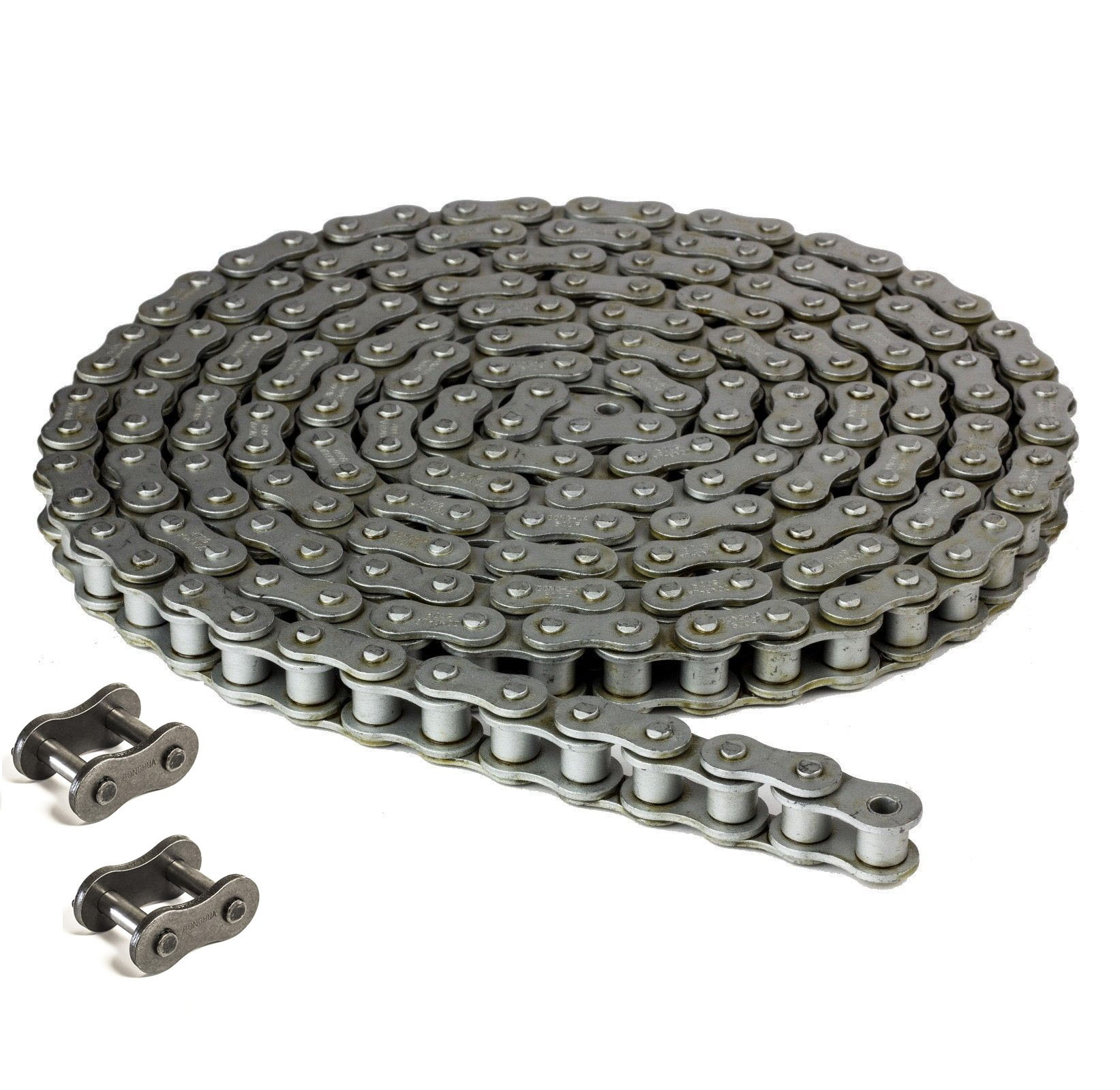 Jeremywell #50 DR Dacromet Roller Chain 10 Feet with 2 Connecting Link Corrosion Resistant