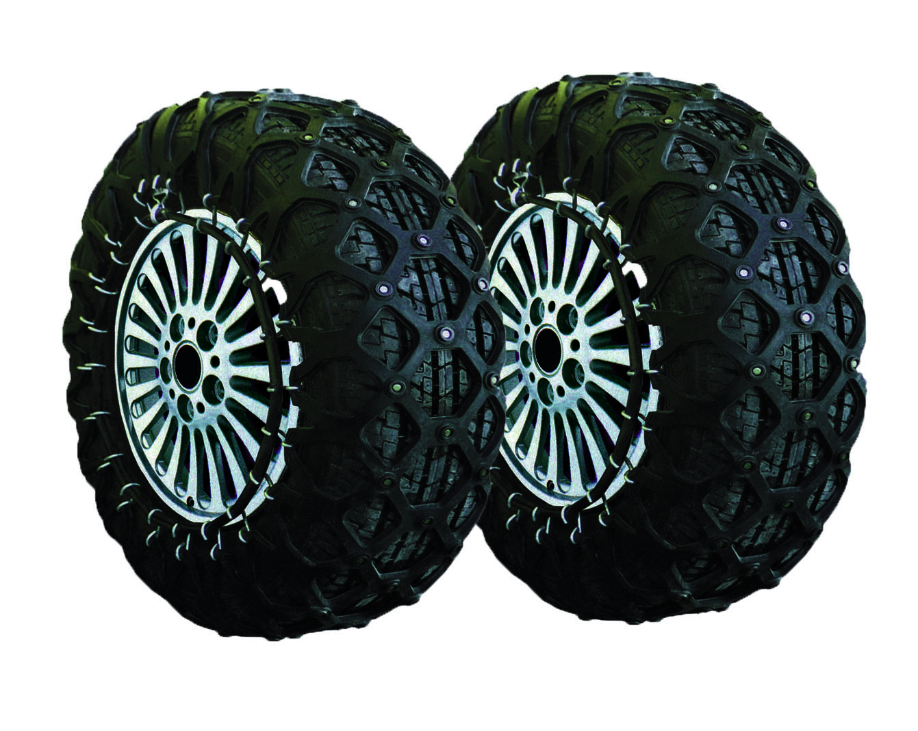 Jeremywell Anti Slip Natural Rubber Snow Tire Chain fits 215/75R16,225/65R17,245/55R18