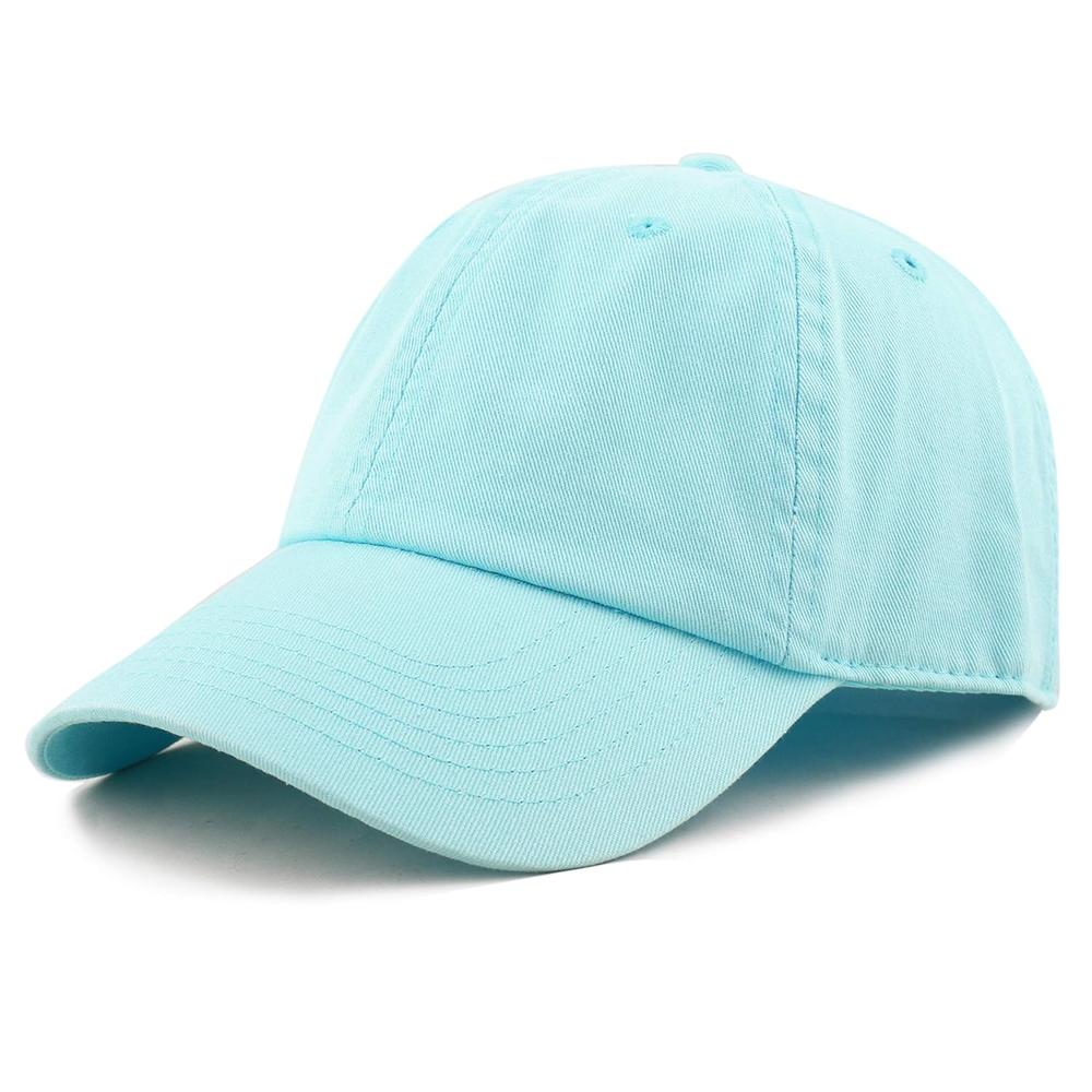 Newhattan Plain 100 Cotton Hat Men Women Adjustable Baseball Cap Newhattan Plain 100 Cotton Hat Men Women Adjustable Baseball Cap