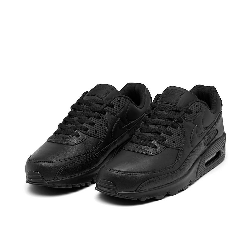 Nike Men's Nike Air Max 90 LTR "Leather Triple Black" Black/Black-Black (CZ5594 001)