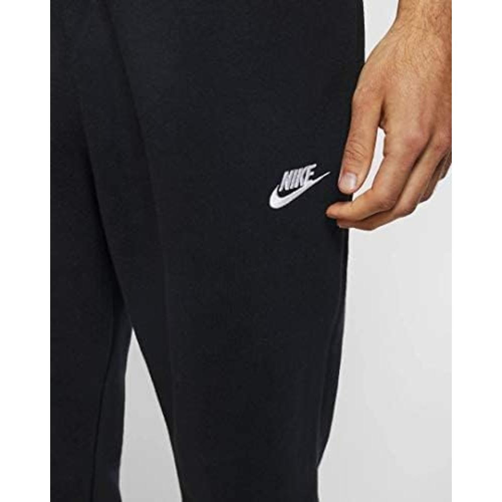 Nike Men's Nike Black/White Sportswear Club Fleece Joggers (BV2671 010)
