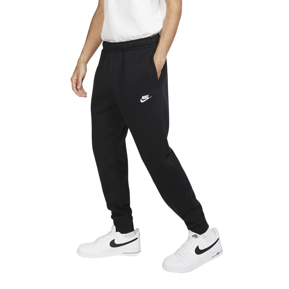 Nike Men's Nike Black/White Sportswear Club Fleece Joggers (BV2671 010)