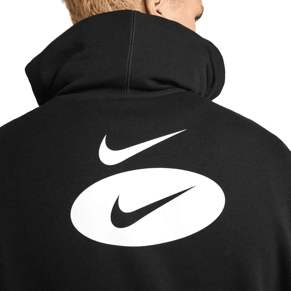Nike Men's Nike Sportswear Swoosh League Black Zip Hoodie