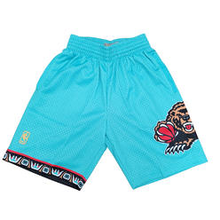Mitchell & Ness Teal NBA Vancouver Grizzlies 96-97 Road Swingman Shorts