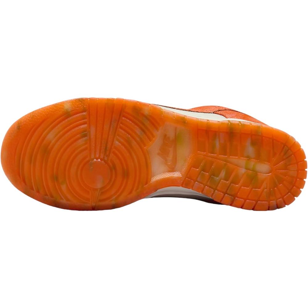 Nike Women's Nike Dunk Low "Cracked Orange" Light Bone/Safety Orange (FN7773 001)