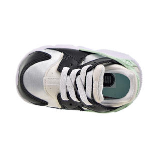 Toddler's Nike Huarache Run White/Mint Foam-Off Noir (704950 116)
