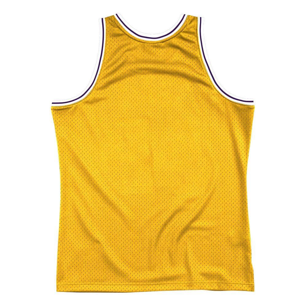 Mitchell & Ness Men's Mitchell & Ness Gold NBA Los Angeles Lakers Big Face 2.0 Blownout Jersey