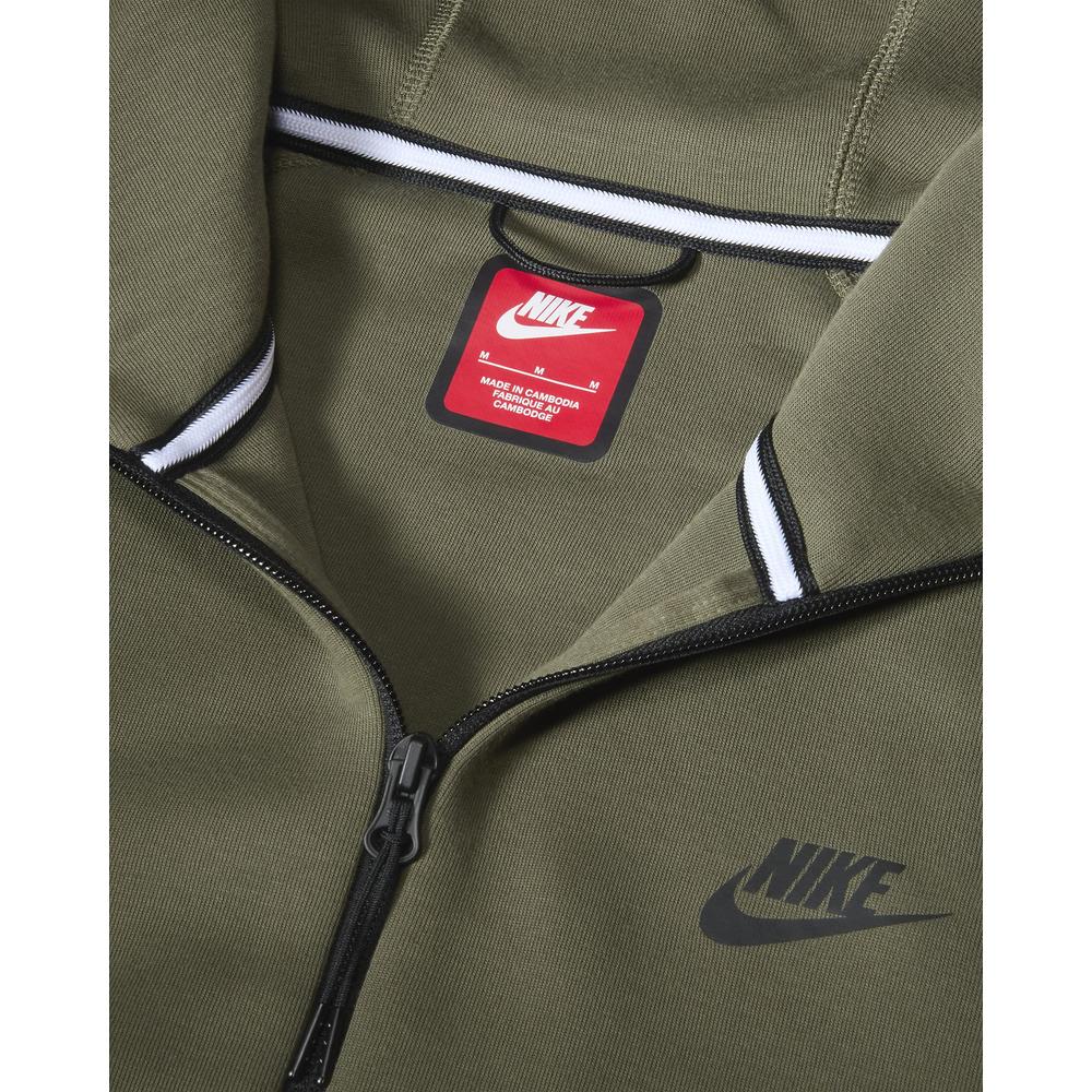 Nike Men's Nike Sportswear Tech Fleece Neutral Olive/Medium Olive Windrunner Full Zip Hoodie