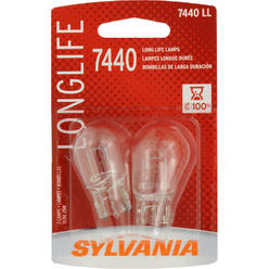 Sylvania NEW SYLVANIA 7440 Long Life Miniature Bulb, (Contains 2 Bulbs) 32609