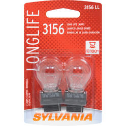 Sylvania NEW Sylvania SYLVANIA 3156 Long Life Miniature Bulb, (Contains 2 Bulbs) 32627 12V 26.88W