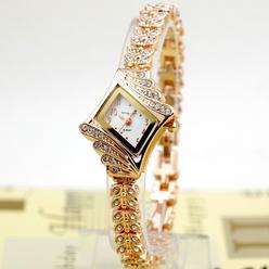 Generic Fashion Ladies Watch Alloy Crystal Quartz Diamond Bracelet Beautiful Bracelet