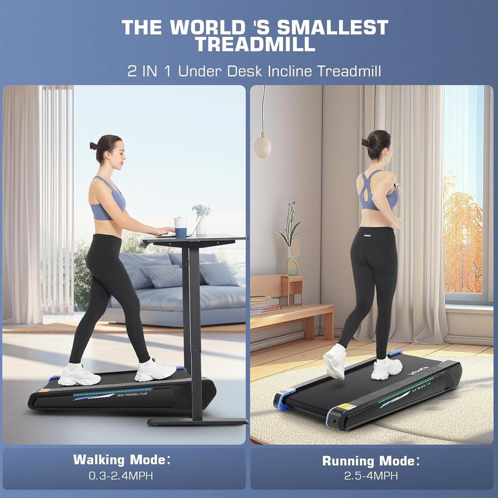 Treadmill Do Desk Peddlers Work FUNMILY Walking Pad Treadmill With