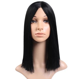 Happydeal Women Hair Care Wig Synthetic Hair Wig Black Medium