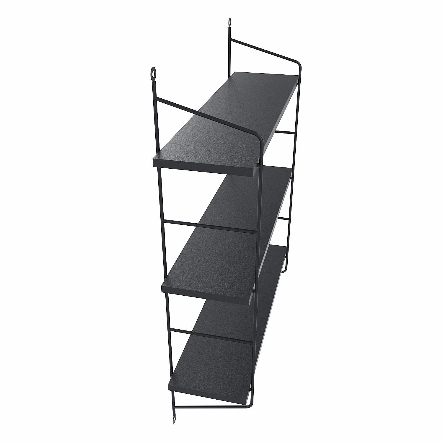 Hydeal 3 Tiers Rustic Floating Book Shelves Wall Mounted Hydeal 3 Tiers Rustic Floating Book Shelves Wall Mounted Storage Shelf Heavy