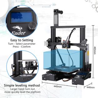 Happydeal Happydealgn1003 Hot Sale Discount Delivery New Updated High Accuracy Modular 3d Printer Auto Leveling Low Friction Resume Print Special Gift